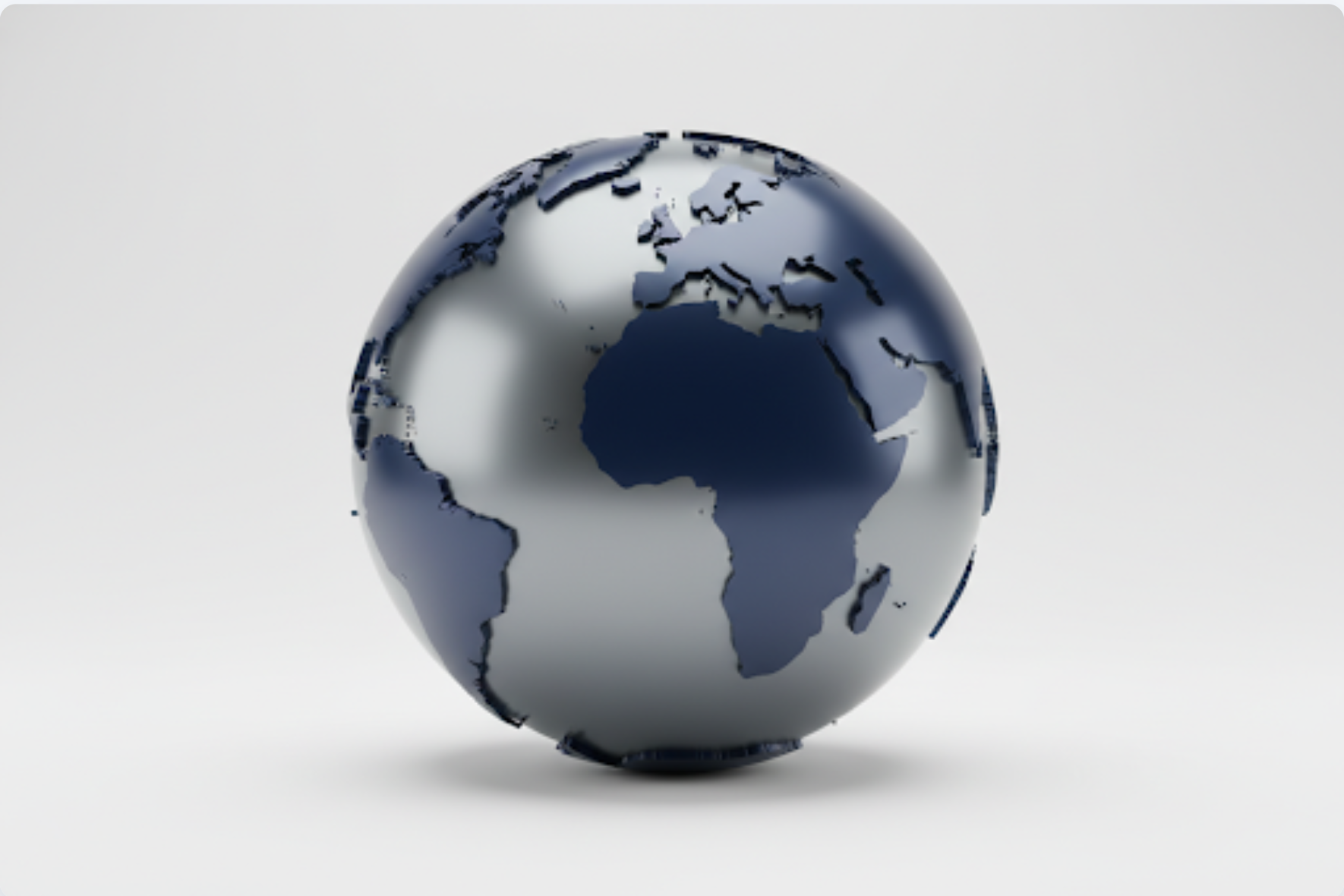 A blue and silver globe representing Third Island's global software network